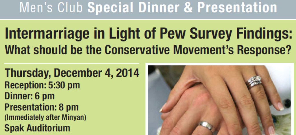 Rabbi Simon Dinner Flyer and Reservation Form